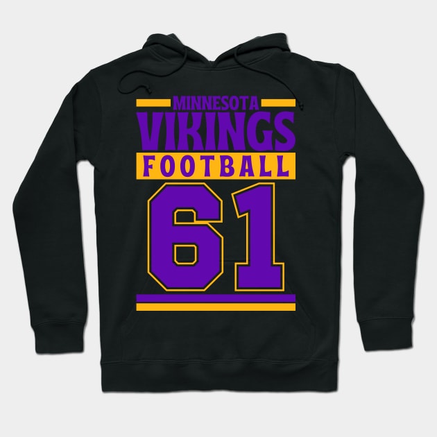 Minnesota Vikings 1961 American Football Edition 3 Hoodie by Astronaut.co